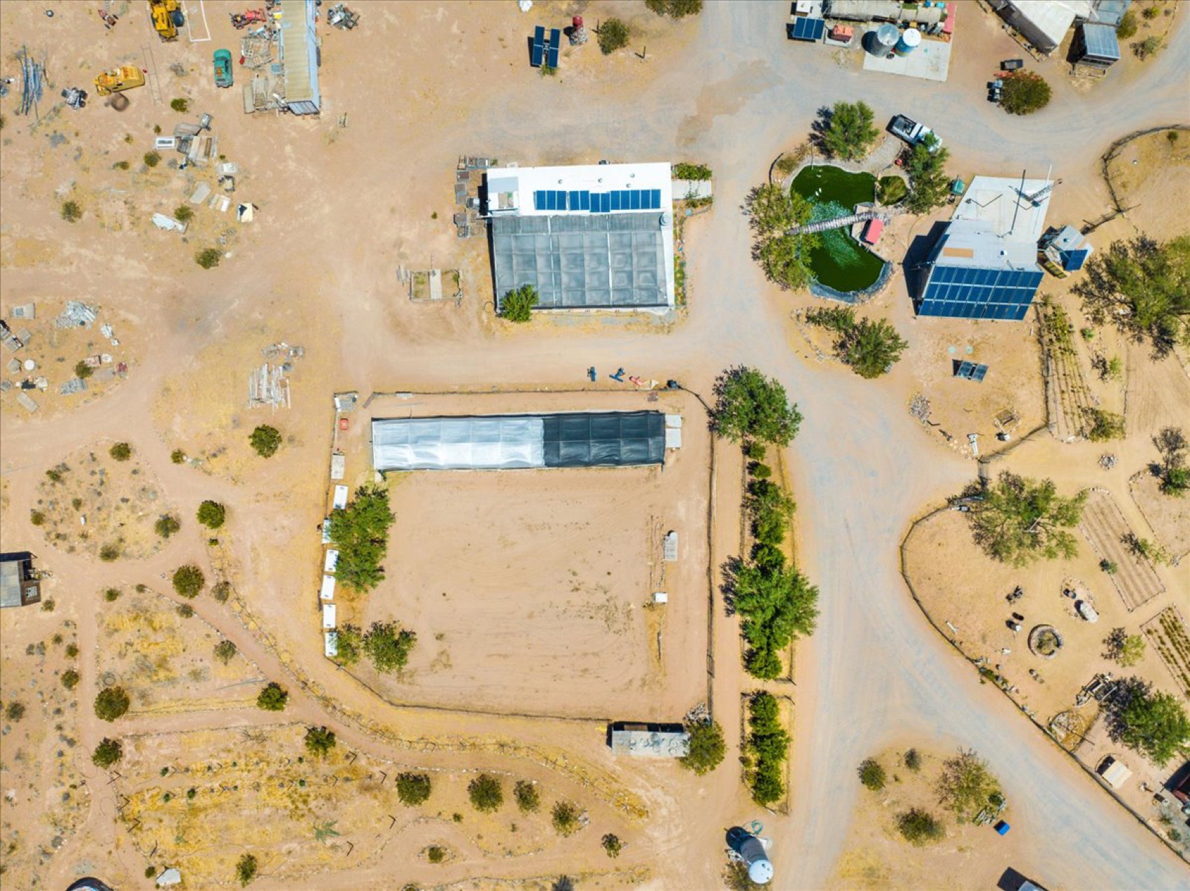 The property, from directly overhead